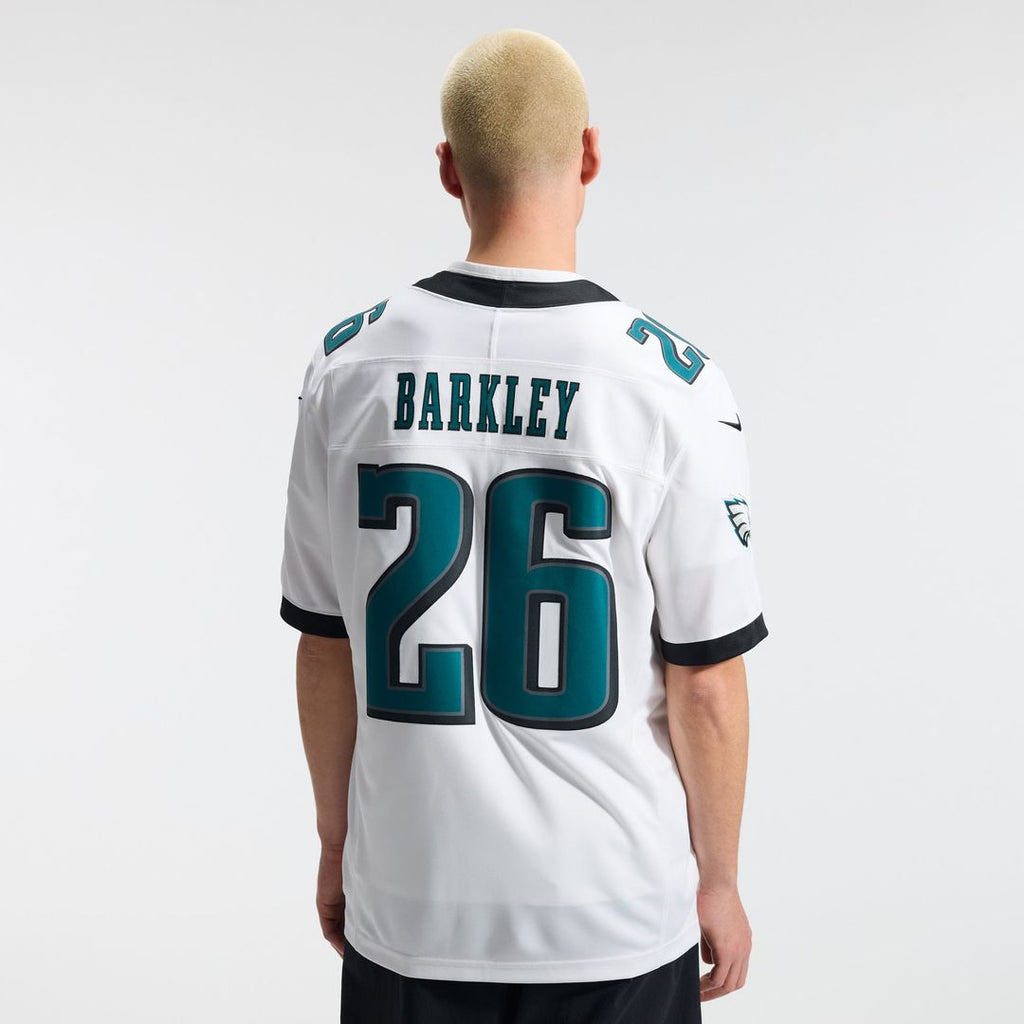 Philadelphia Eagles Saquon Barkley White Vapor F.U.S.E. Stitched Limited Jersey