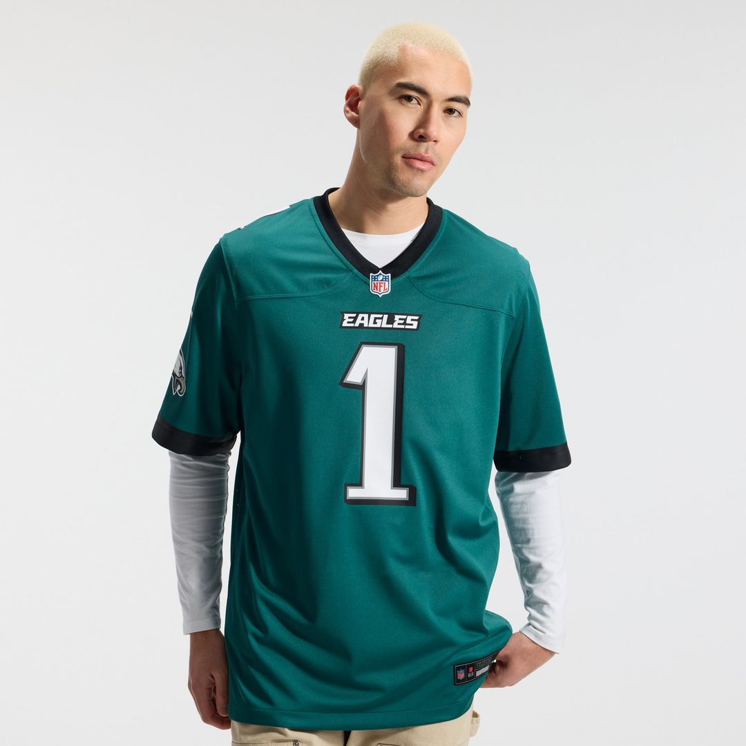 Philadelphia Eagles Jalen Hurts Black Alternate Game Jersey