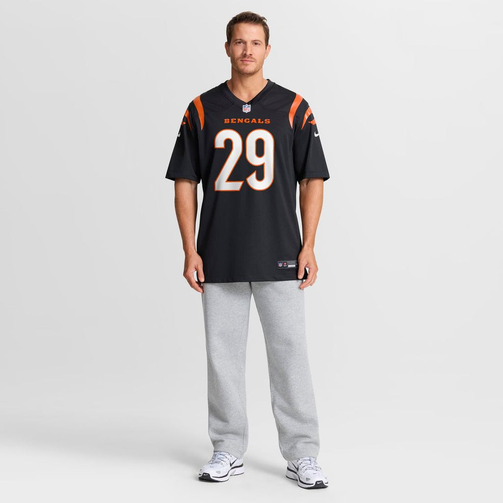Cincinnati Bengals Kyle Dugger Black Team Game Jersey