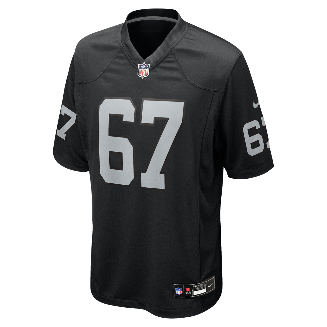 Las Vegas Raiders Will Putnam Black Team Game Jersey