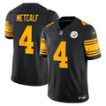Pittsburgh Steelers DK Metcalf Black Alternate Vapor F.U.S.E. Stitched Limited Jersey