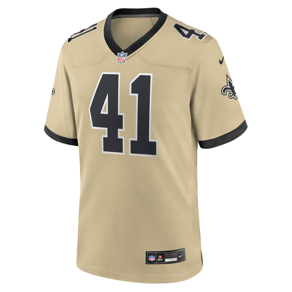 New Orleans Saints Alvin Kamara Black Game Jersey