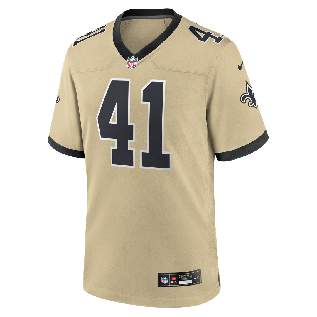 New Orleans Saints Alvin Kamara White Alternate Game Jersey