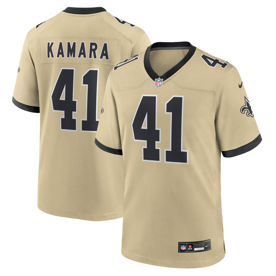New Orleans Saints Alvin Kamara White Alternate Game Jersey