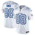 Buffalo Bills Dawson Knox White Rivalries Collection Stitched Limited Jersey