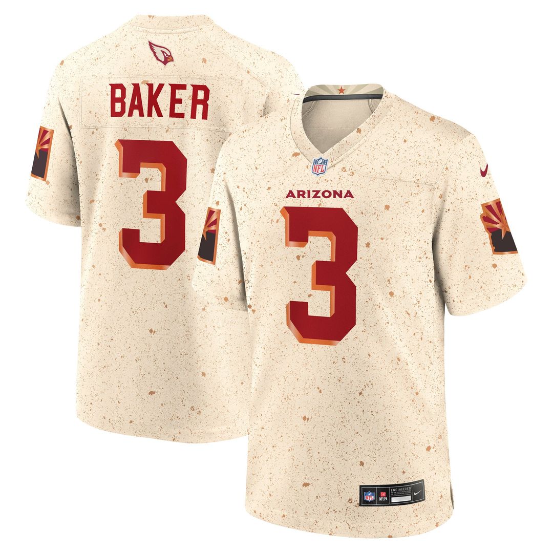 Arizona Cardinals Budda Baker Natural Rivalries Collection Game Jersey