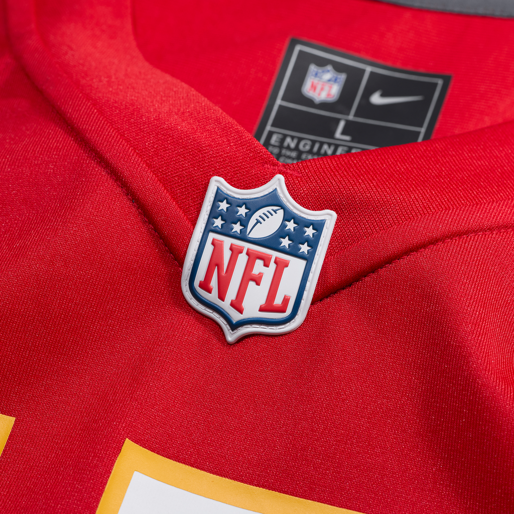 Kansas City Chiefs Justin Fields Red Game Jersey