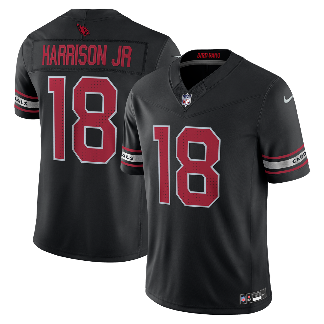 Arizona Cardinals Marvin Harrison Jr. Cardinal Team Vapor F.U.S.E. Stitched Limited Jersey