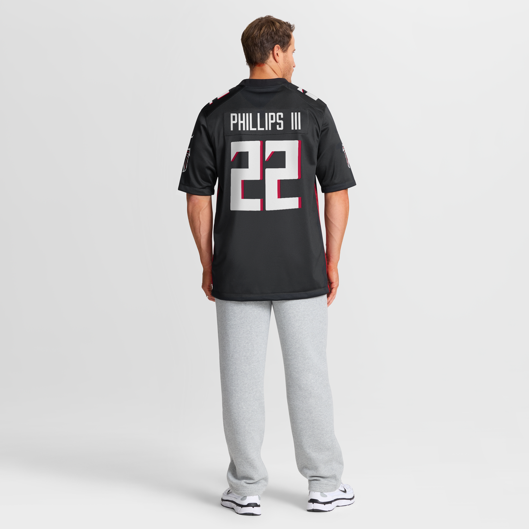 Atlanta Falcons Clark Phillips III Black Team Game Jersey