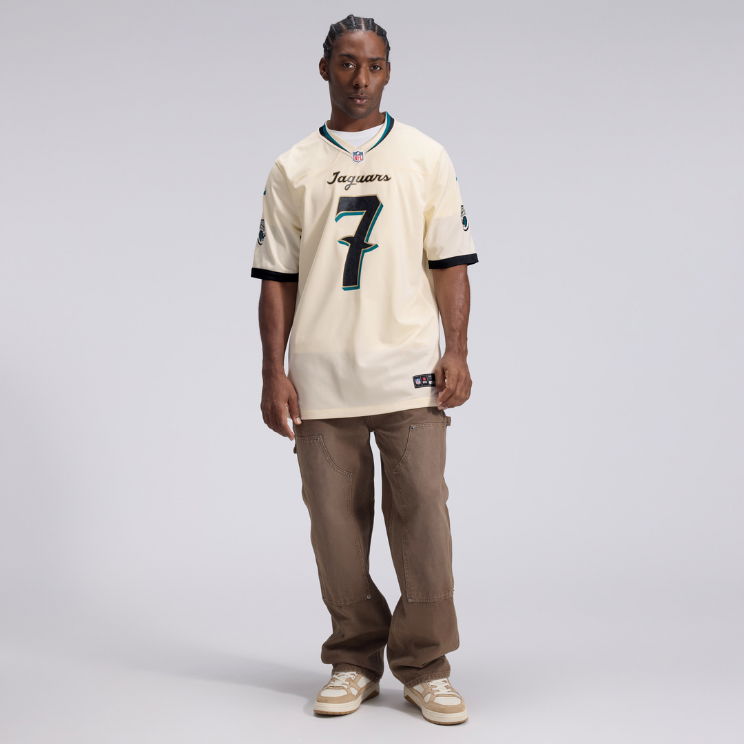 Jacksonville Jaguars Brian Thomas Jr. Natural 2026 Rivalries Collection Game Jersey
