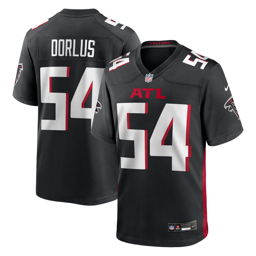 Atlanta Falcons Brandon Dorlus Black Team Game Jersey