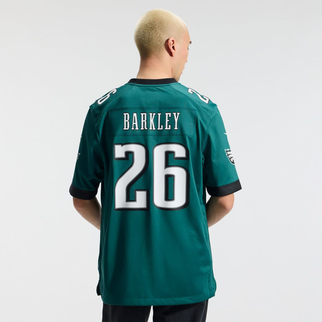 Philadelphia Eagles Saquon Barkley Midnight Green Team Game Jersey