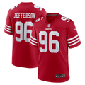 San Francisco 49ers Jordan Jefferson Scarlet Team Game Jersey