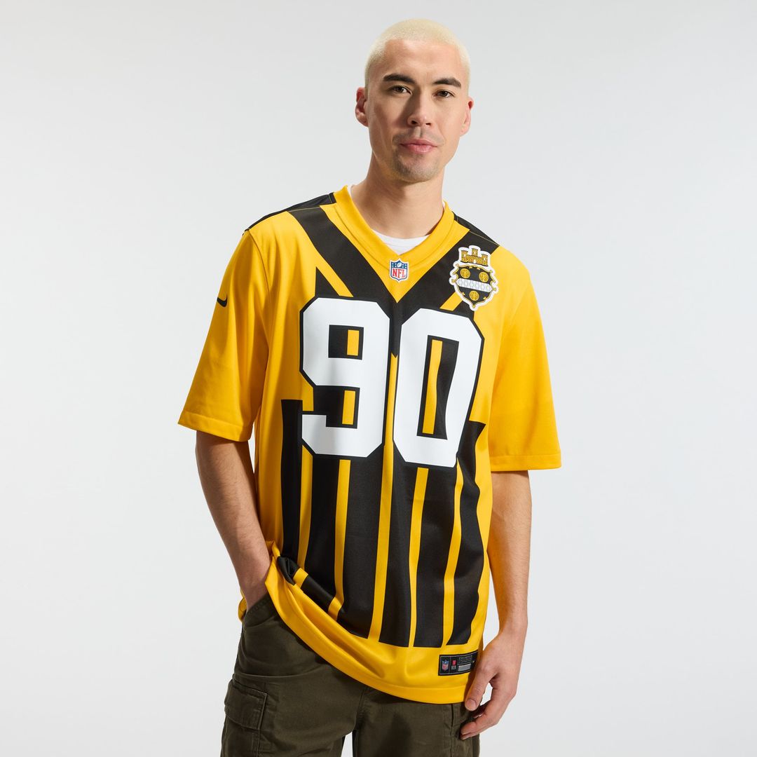 Pittsburgh Steelers T.J. Watt Gold Alternate 1933 Throwback Game Jersey