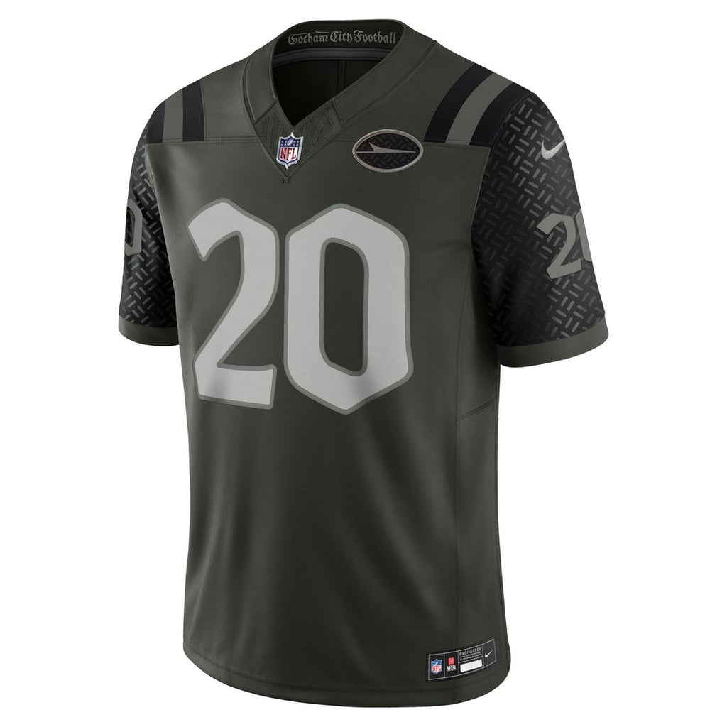 New York Jets Breece Hall Green Rivalries Collection Stitched Limited Jersey