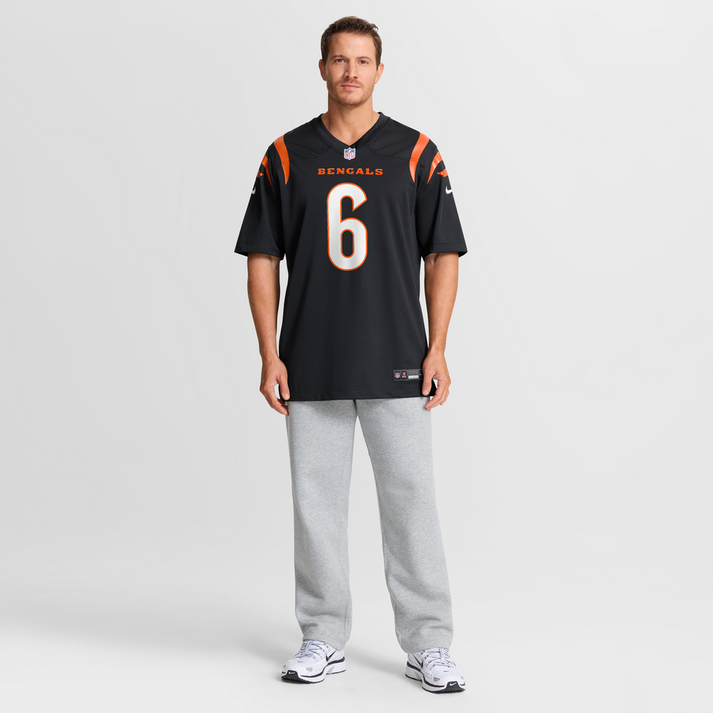 Cincinnati Bengals Bryan Cook Black Team Game Jersey