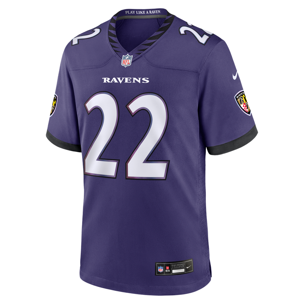 Baltimore Ravens Derrick Henry Purple Team Game Jersey