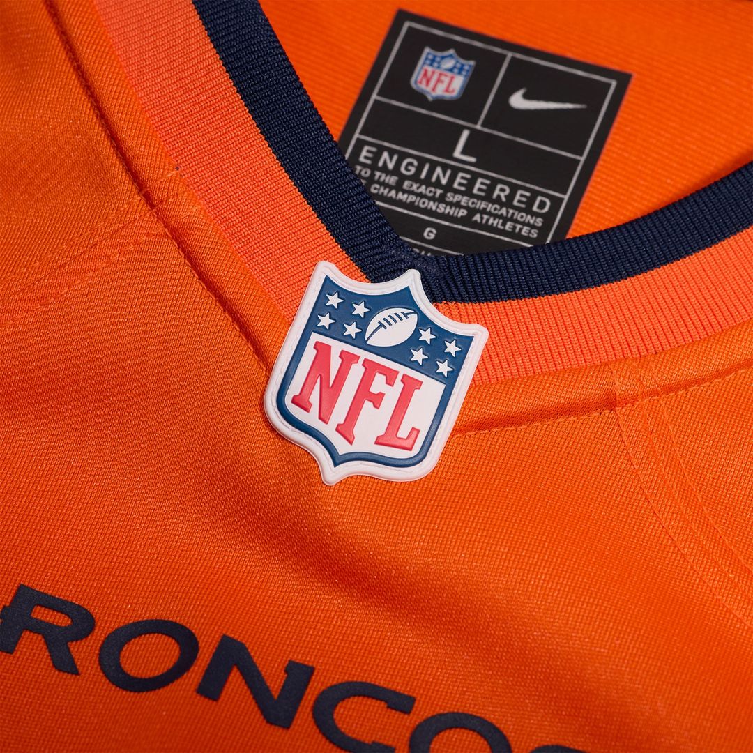 Denver Broncos Troy Franklin Orange Team Game Jersey