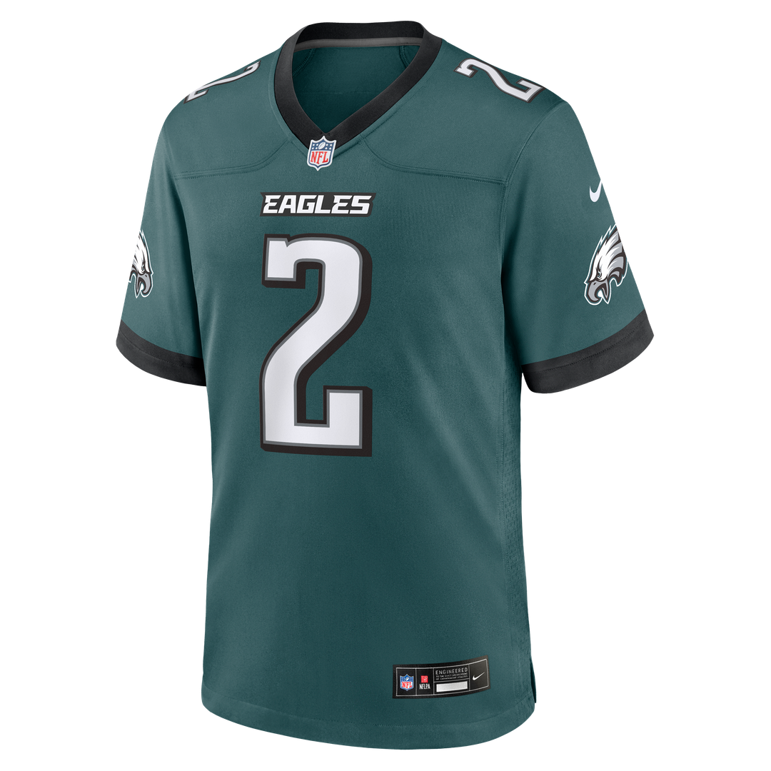 Philadelphia Eagles Tariq Woolen Kelly Green Alternate Game Jersey
