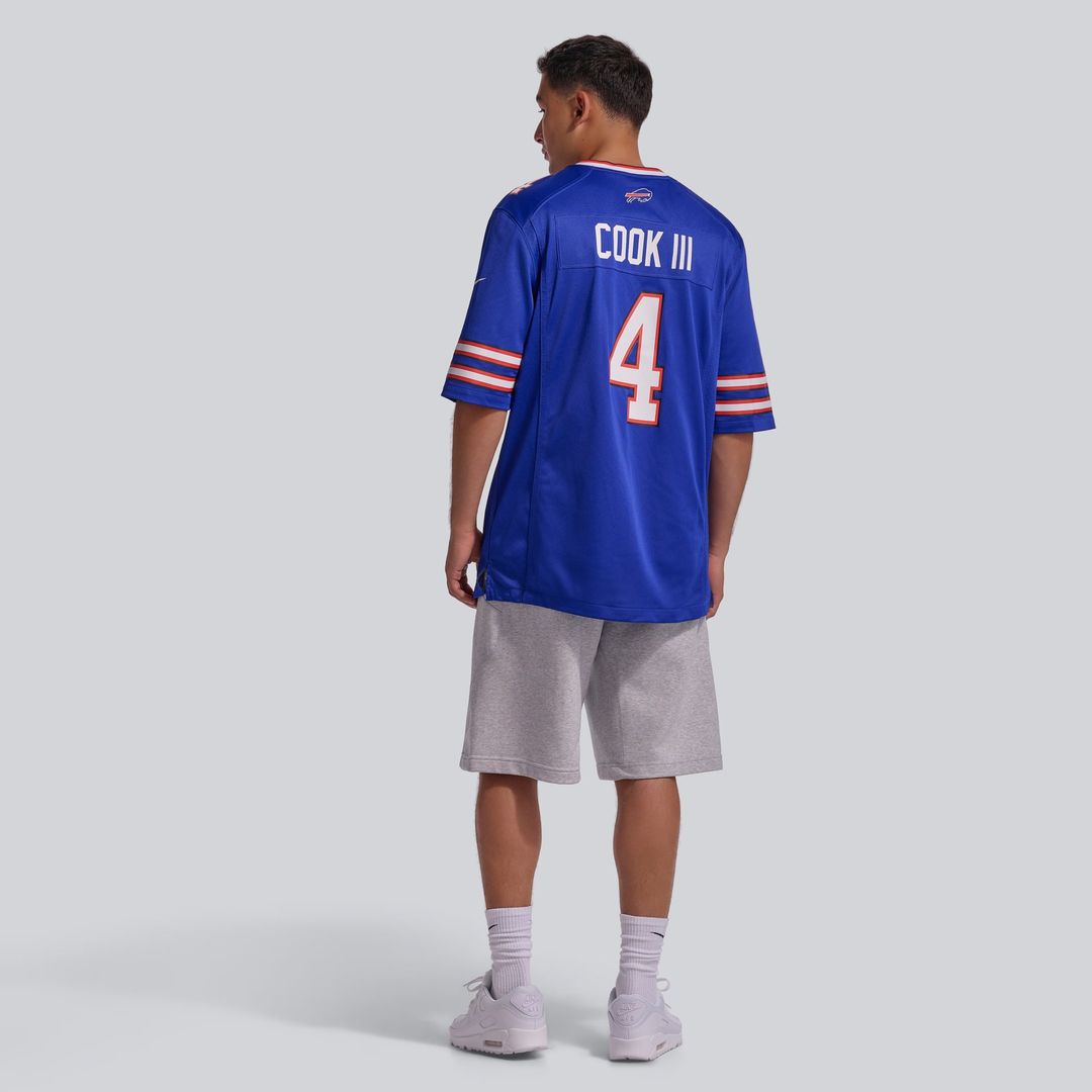 Buffalo Bills James Cook III Gray Nickel City Game Jersey