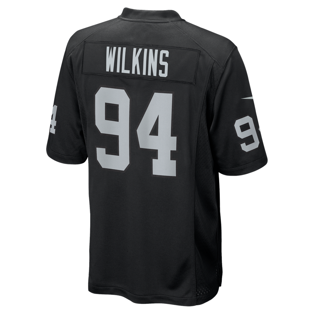 Las Vegas Raiders Christian Wilkins Black Team Game Jersey