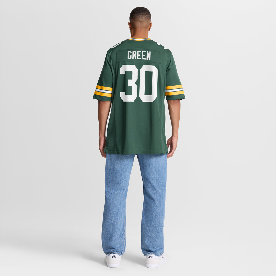 Green Bay Packers Ahman Green Green Team Retired Player Game Jersey