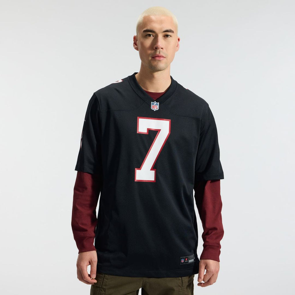Atlanta Falcons Bijan Robinson Black Throwback Game Jersey