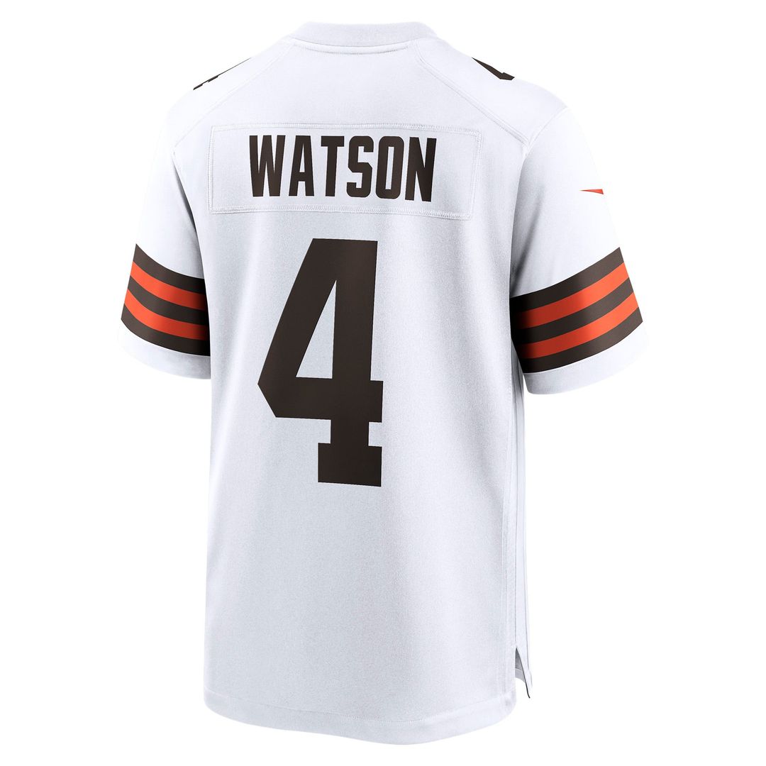 Cleveland Browns Deshaun Watson Brown Game Jersey