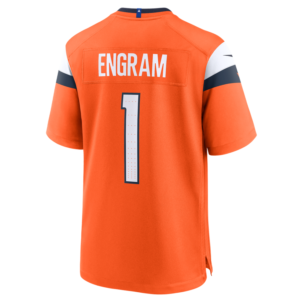 Denver Broncos Evan Engram Orange Team Game Jersey