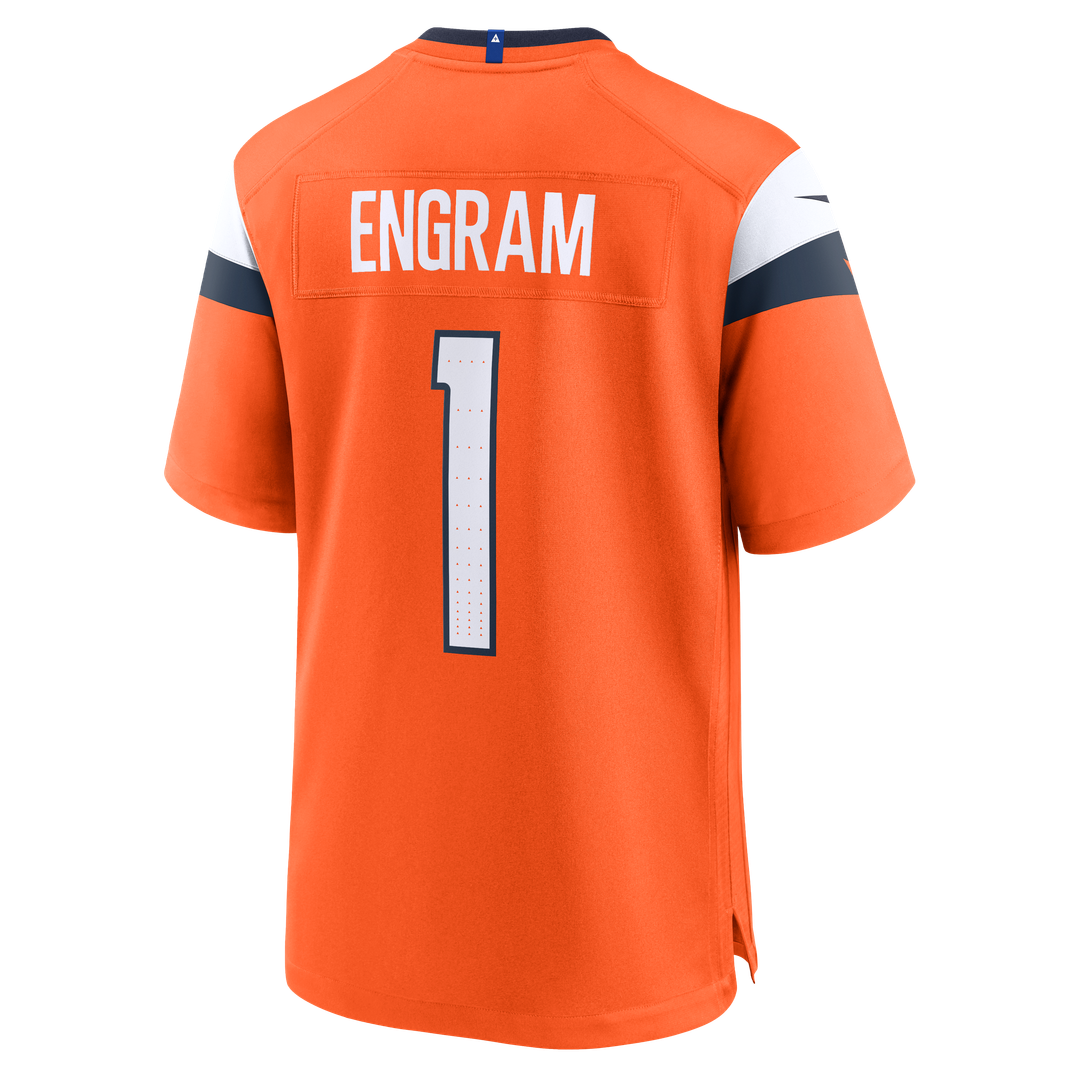 Denver Broncos Evan Engram Orange Team Game Jersey