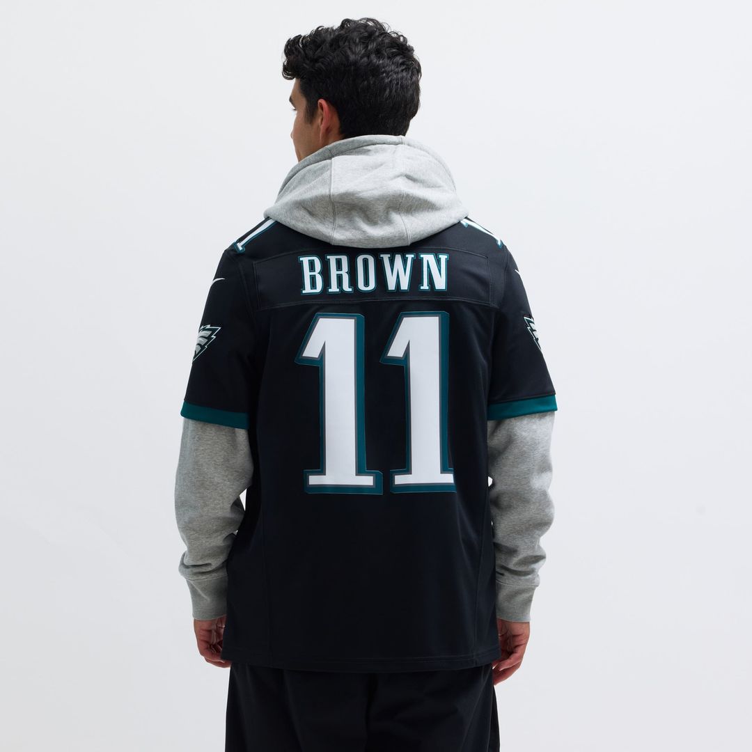 Philadelphia Eagles A.J. Brown Black Alternate Vapor F.U.S.E. Limited Jersey