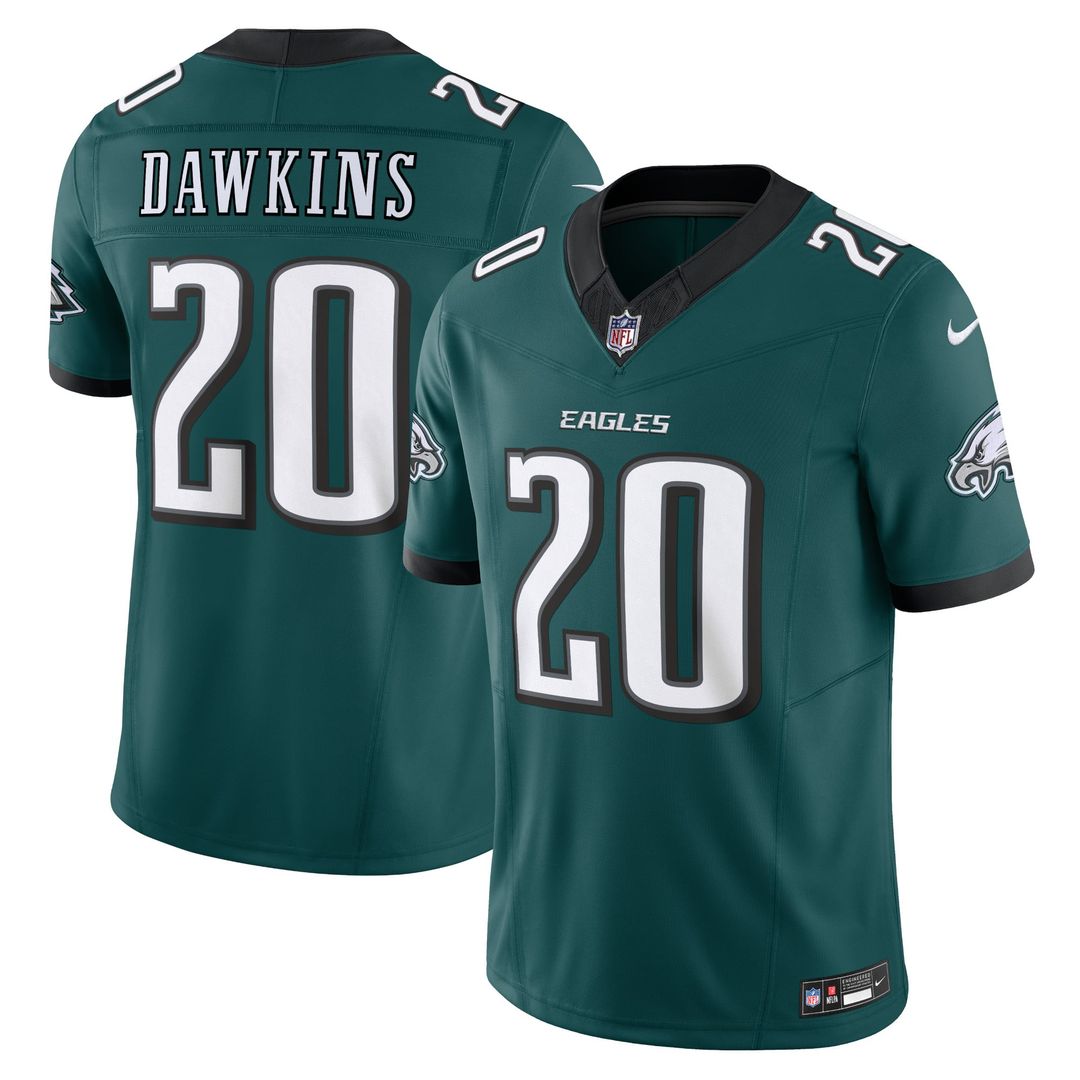 Philadelphia Eagles Brian Dawkins Midnight Green Vapor F.U.S.E. Limited Jersey
