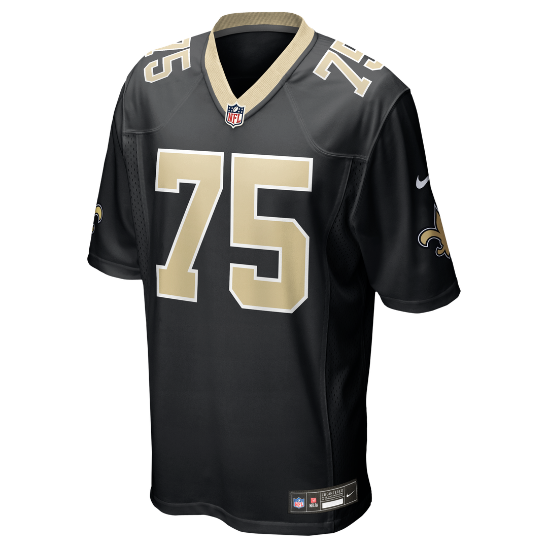 New Orleans Saints Taliese Fuaga Black Player Game Jersey