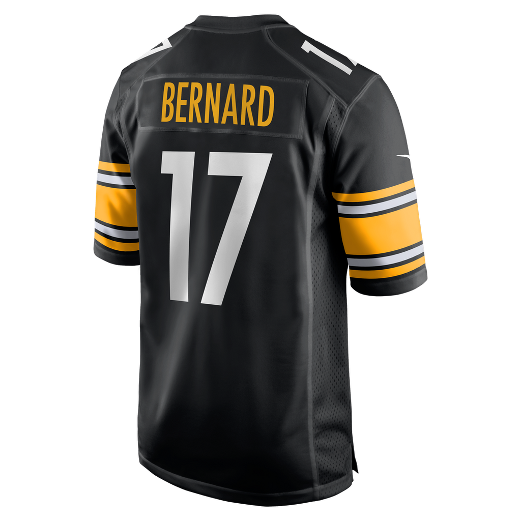 Pittsburgh Steelers Germie Bernard Black Game Jersey