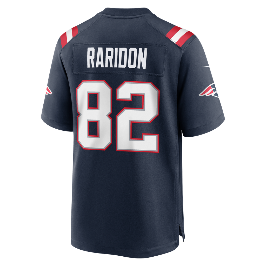 New England Patriots Eli Raridon Navy Team Game Jersey
