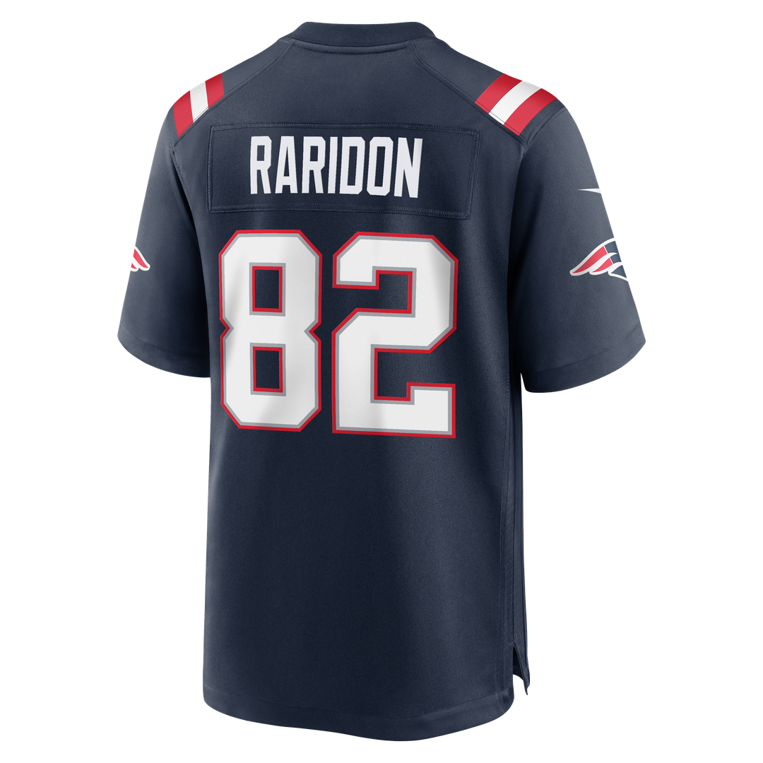 New England Patriots Eli Raridon Navy Team Game Jersey