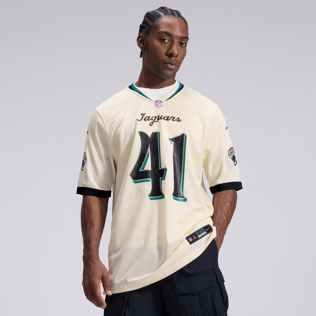 Jacksonville Jaguars Josh Hines-Allen Natural 2026 Rivalries Collection Game Jersey