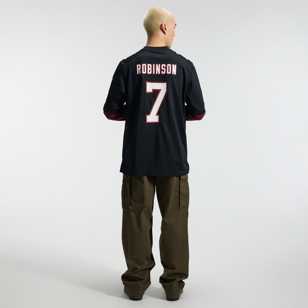 Atlanta Falcons Bijan Robinson Black Throwback Game Jersey