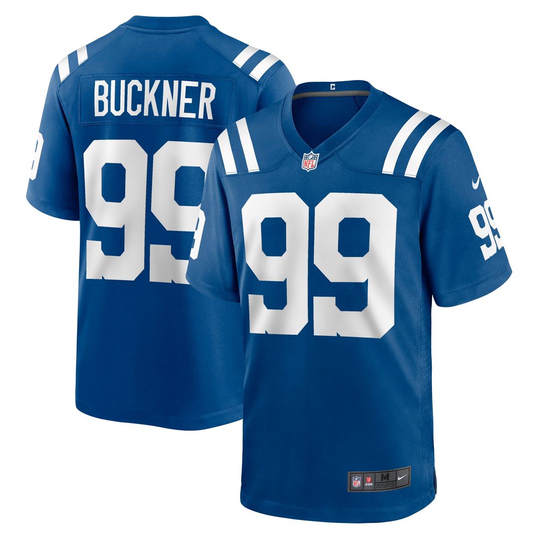 Indianapolis Colts DeForest Buckner Blue Alternate Game Jersey