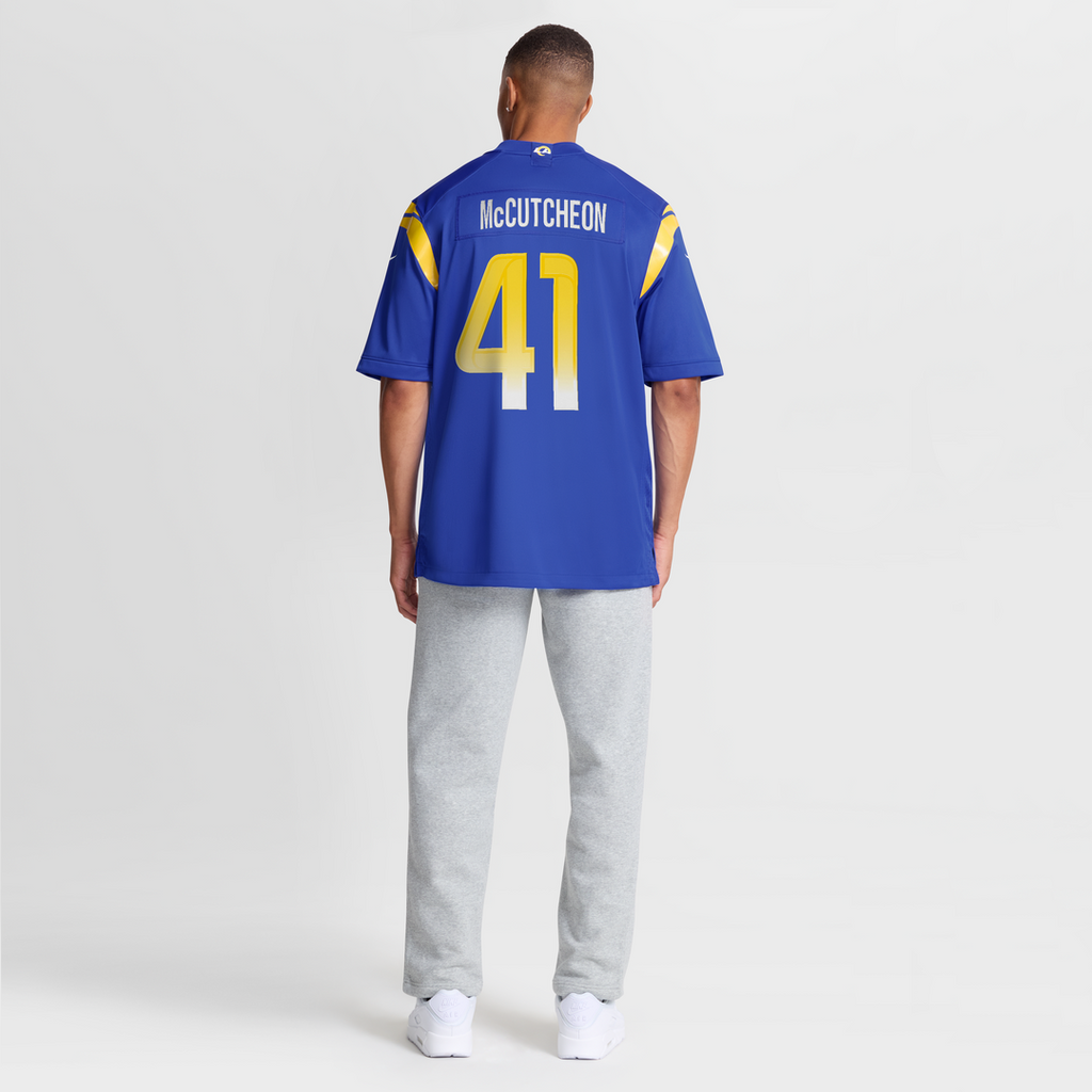 Los Angeles Rams Cameron McCutcheon Royal Game Jersey
