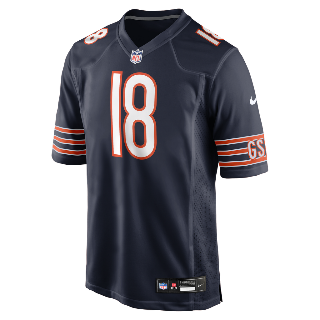 Chicago Bears Caleb Williams Orange Alternate Player Game Jersey
