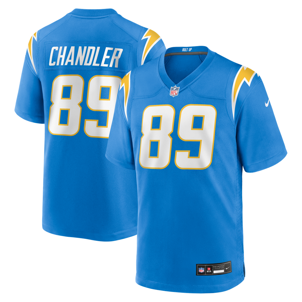 Los Angeles Chargers Wes Chandler Powder Blue Retired Player Jersey