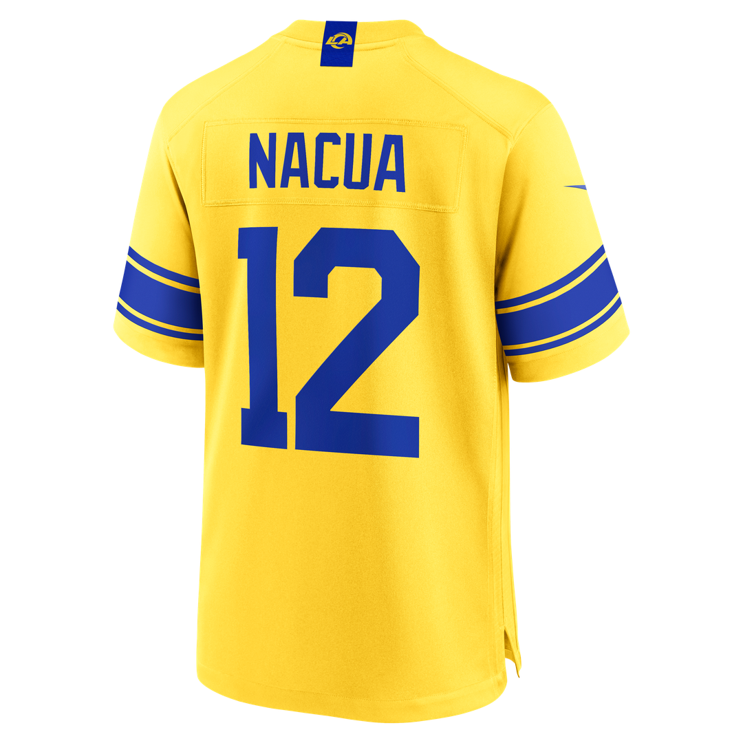 Los Angeles Rams Puka Nacua White White Game Player Jersey