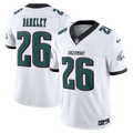 Philadelphia Eagles Saquon Barkley White Vapor F.U.S.E. Stitched Limited Jersey