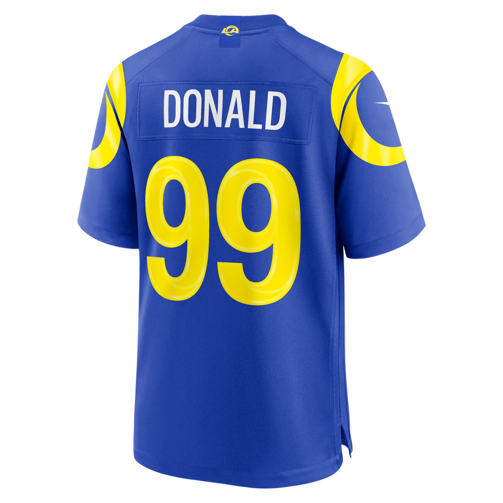 Los Angeles Rams Aaron Donald White Game Jersey