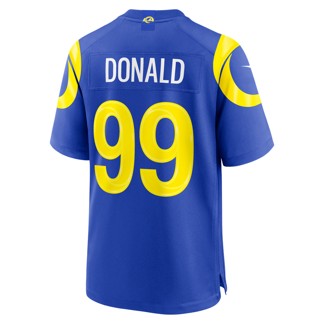 Los Angeles Rams Aaron Donald White Game Jersey