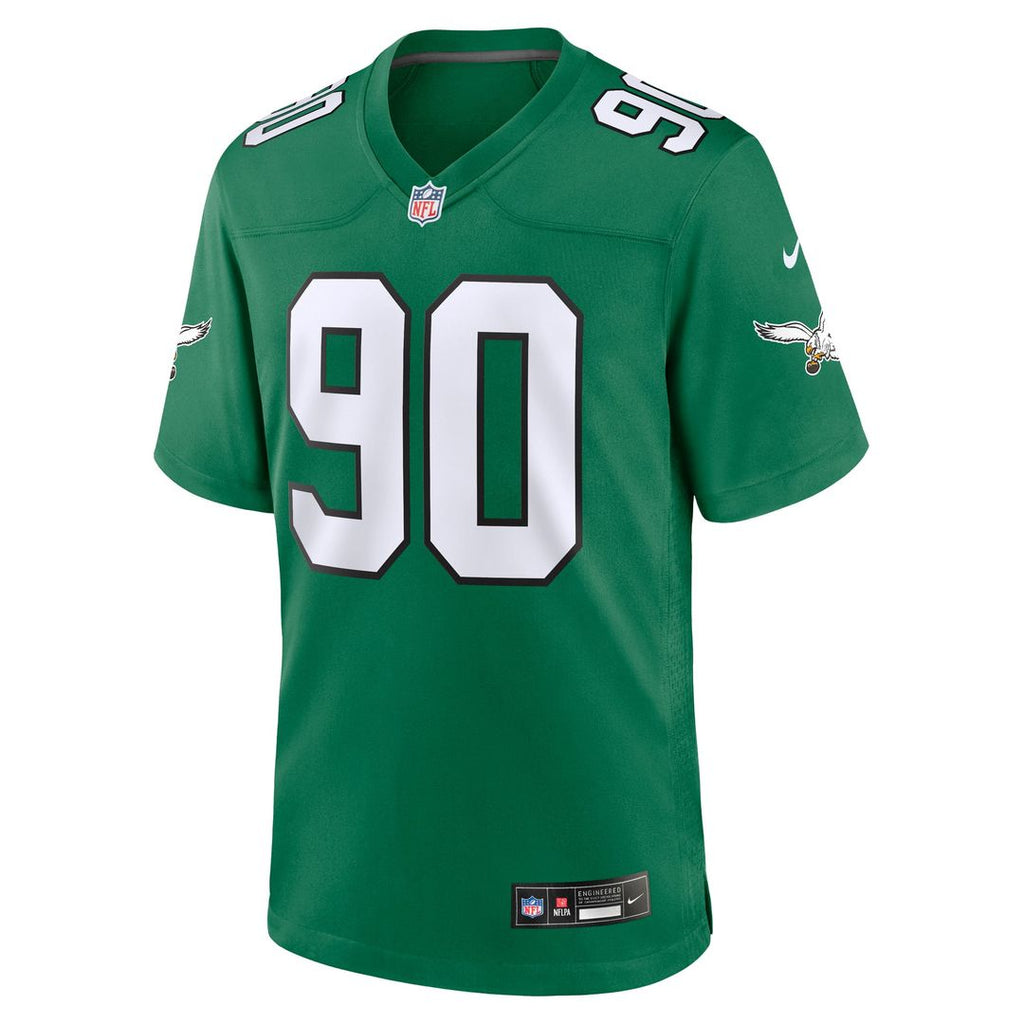 Philadelphia Eagles Jordan Davis Midnight Green Team Game Jersey