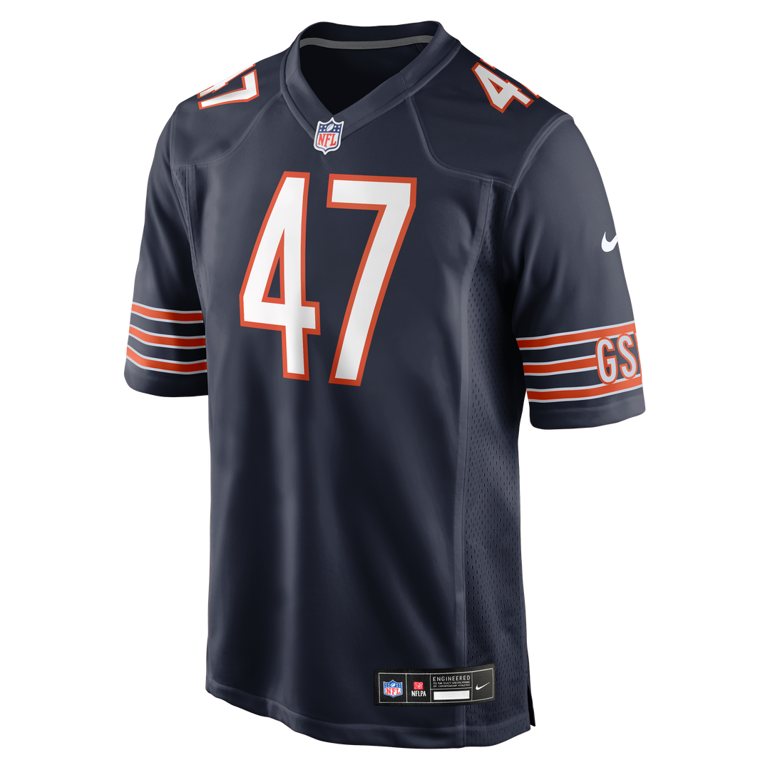 Chicago Bears Ruben Hyppolite II Navy Team Game Jersey