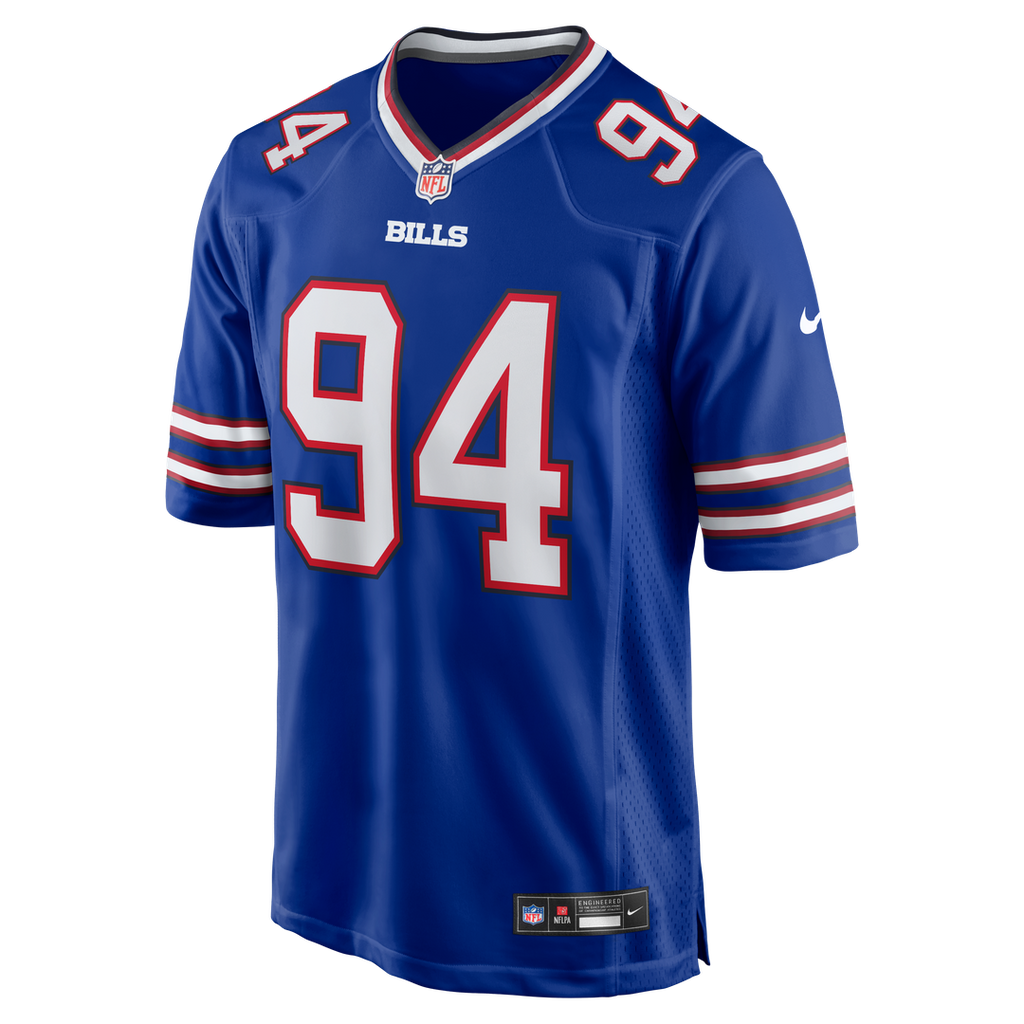 Buffalo Bills Andrew Brown Royal Game Jersey