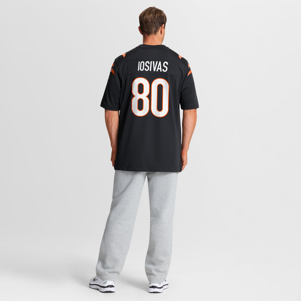 Cincinnati Bengals Andrei Iosivas Black Team Game Jersey